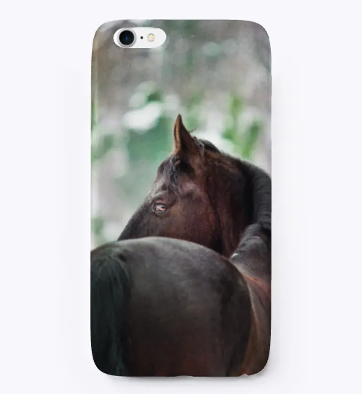 Friesian Horse iPhone Case