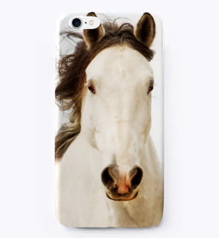 White Horse iPhone Case